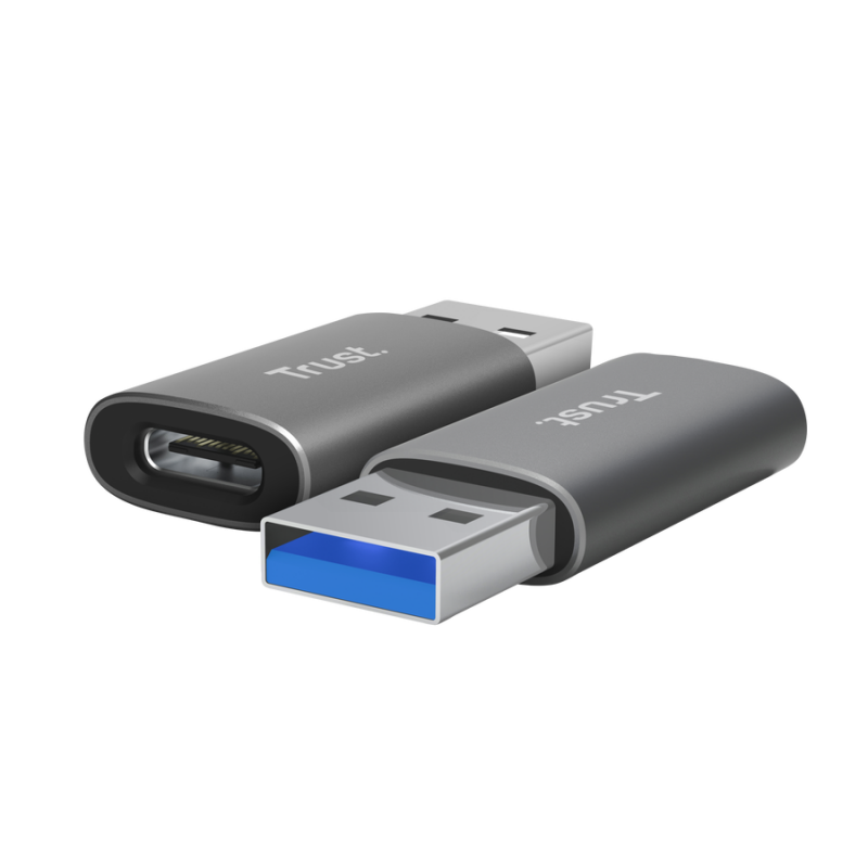 Accesorios Trust Calyx Adaptador Usb-a Usb-c 2 Pack