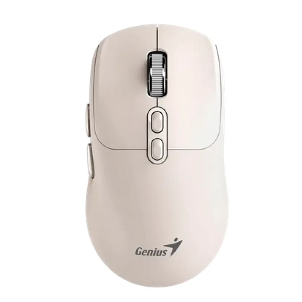 Mouse Wireless Genius Nx-8080s Bt-2.4ghz Milk Tea