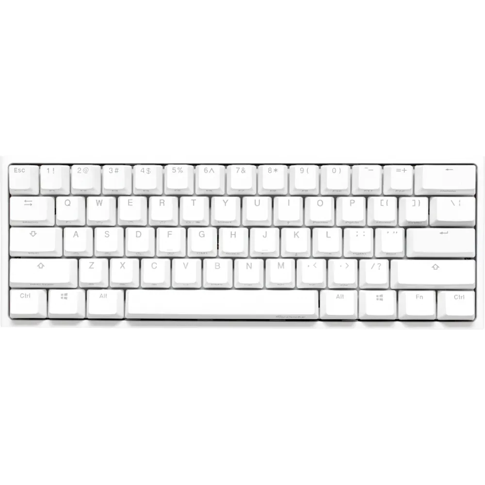 Teclado Gamer Ducky One 2 Mini RGB White 60 Mecanico