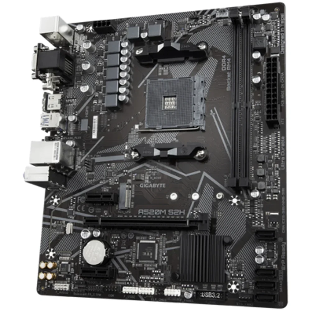 Motherboard Gigabyte A520M S2H Ultra Durable AM4 DDR4 - imagen 2