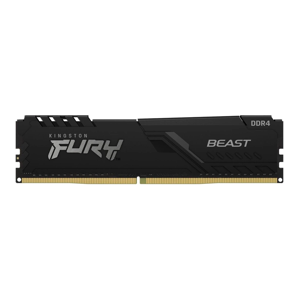 Memoria Ram Udimm Kingston Fury Beast 16GB DDR4 3200 Mhz CL16 1.35v Single Negro
