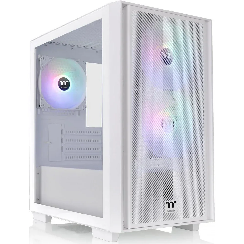 Gabinete Gamer Thermaltake Versa H16 Tg ARGB Snow White Temp Glass