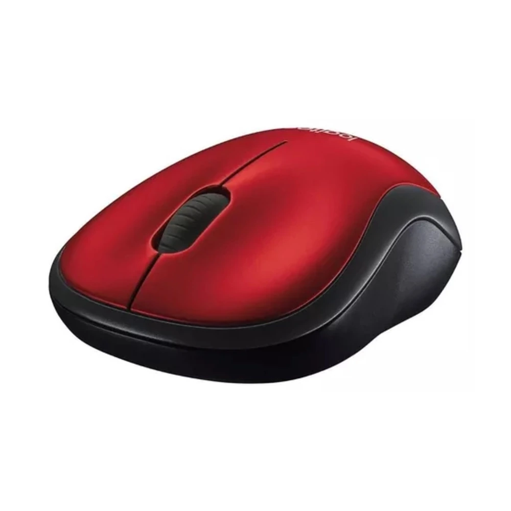 Mouse Inalambrico Logitech M185 Rojo 2