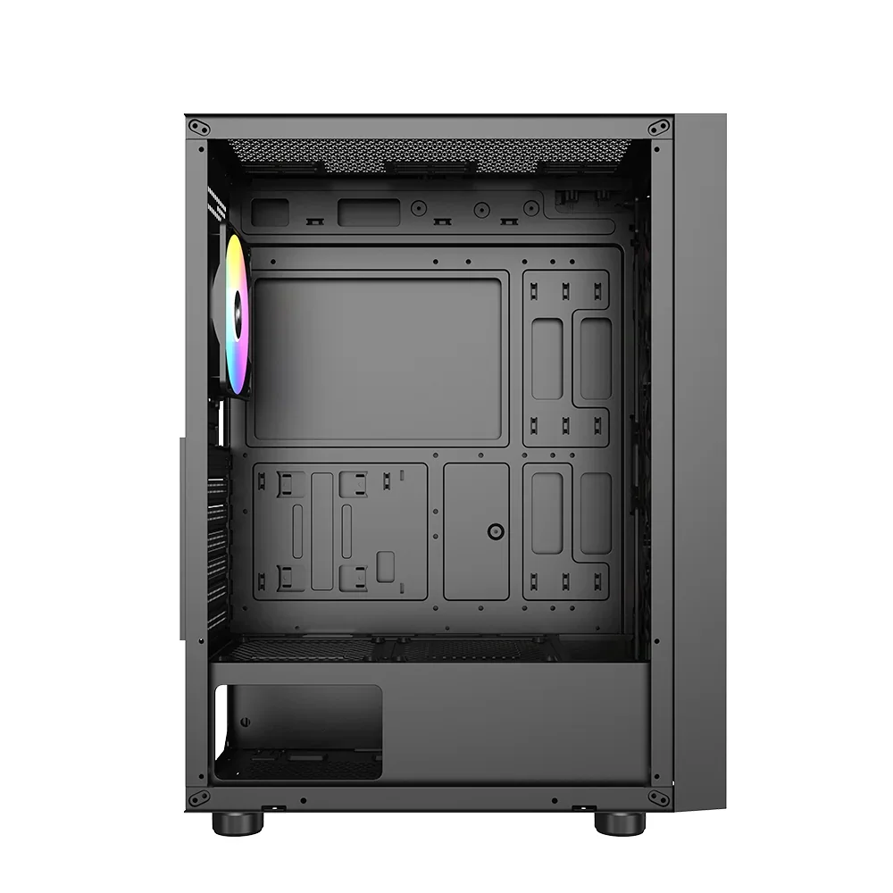 Gabinete Gamer Raidmax Vector V216 Black ATX Tg RGB 4