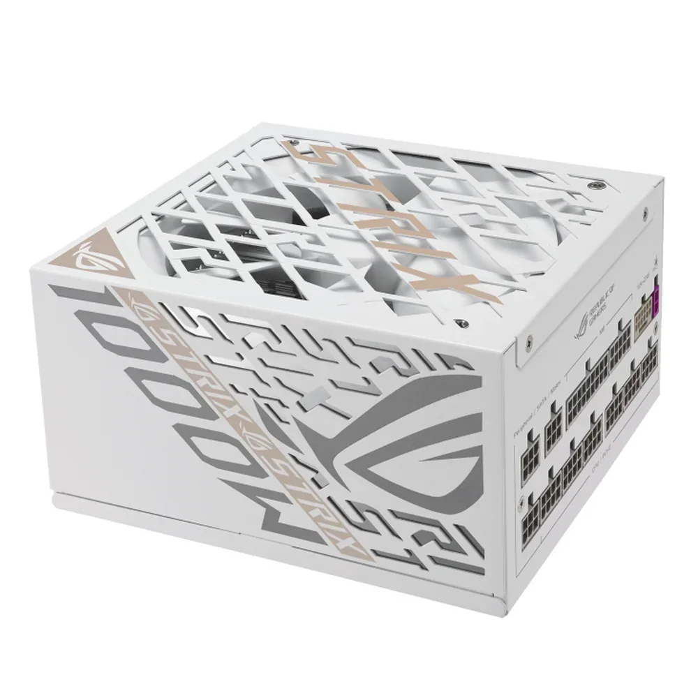 Fuente Asus Rog-strix 1000W Platinum Gaming White 11