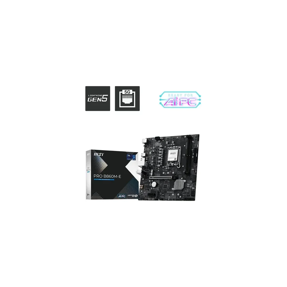 Mother Msi Pro B860M-E Lga 1851 DDR5