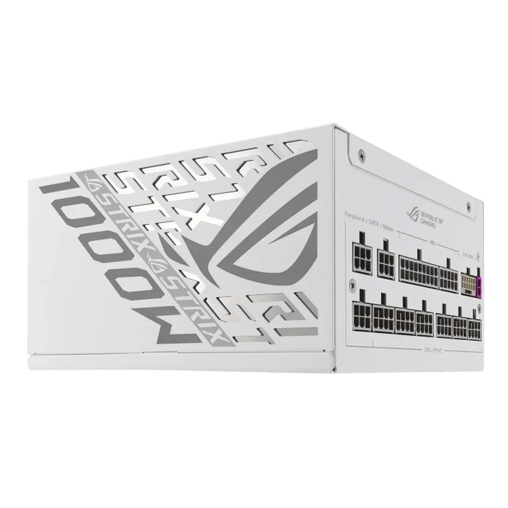 Fuente Asus Rog-strix 1000W Platinum Gaming White 7