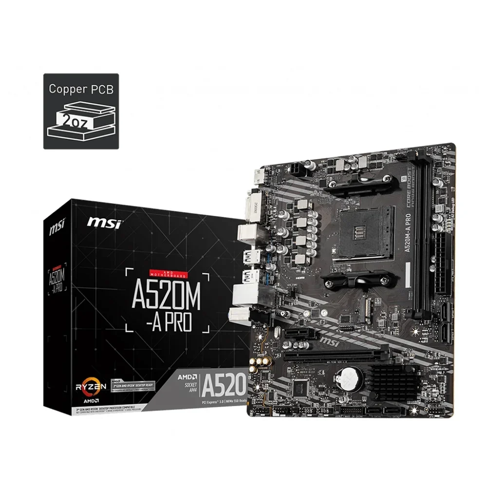 Mother Msi A520M-A Pro AM4 DDR4