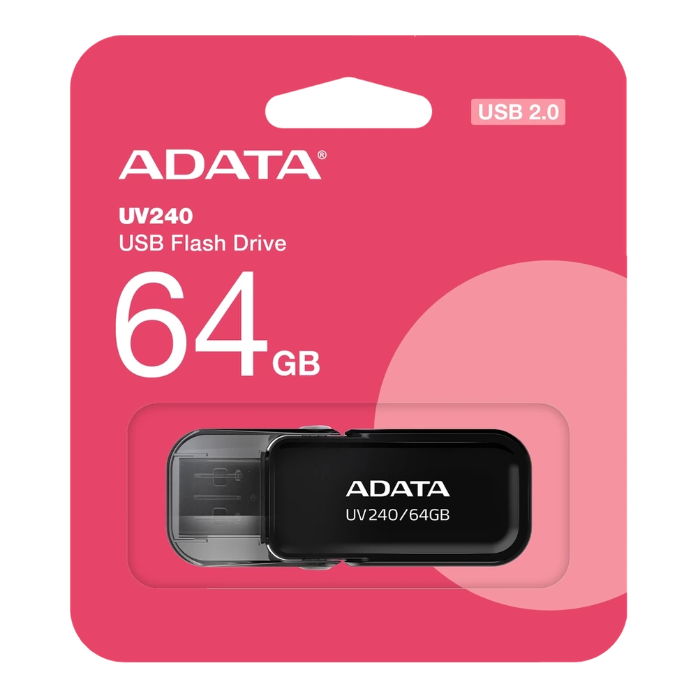 Pen Drive Adata UV240 64GB USB 2.0 Black 3