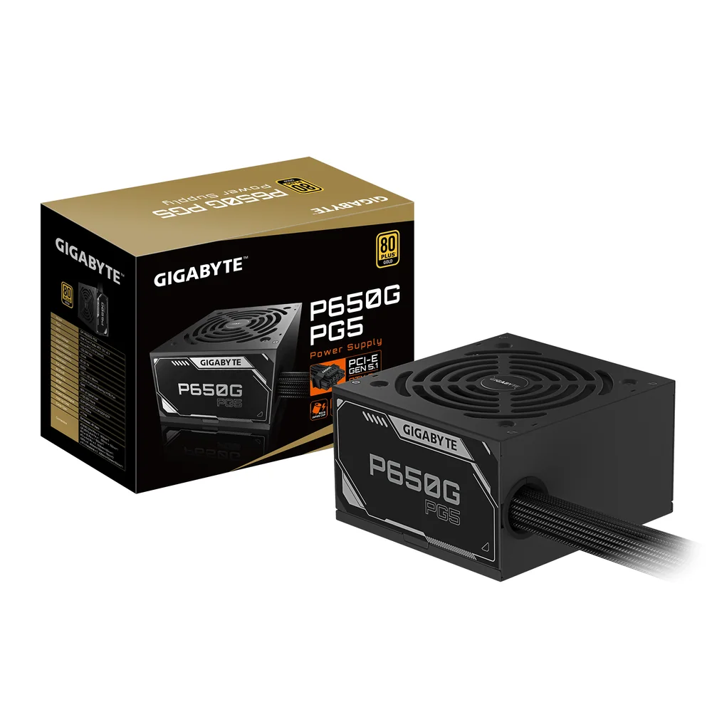 Fuente Gamer Gigabyte 650W 80 Plus Gold PG5 6