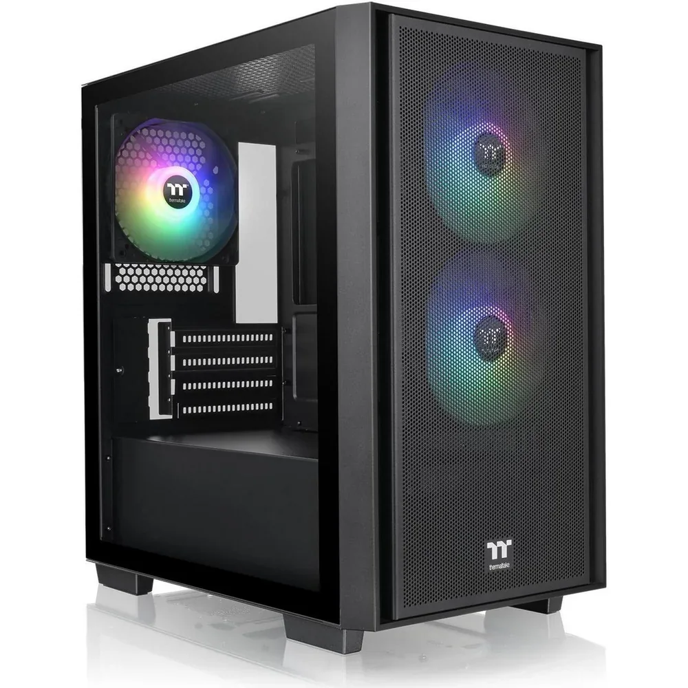Gabinete Gamer Thermaltake Versa H16 Tg ARGB Black Temp Glass