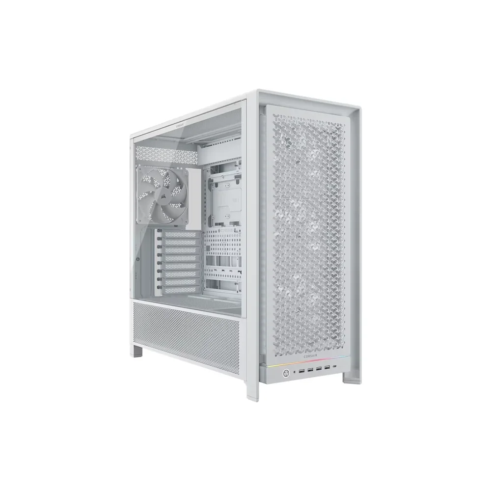 Gabinete Corsair Frame 5000D Rs Mid Tower Aire Elevado Blanco