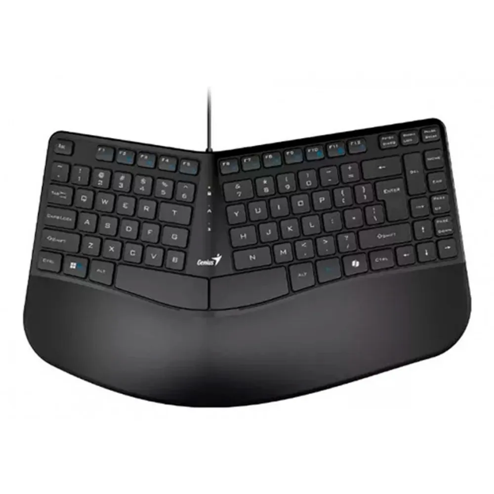 Teclado Curvo Ergonomico Genius Ergo Kb-700 Black USB
