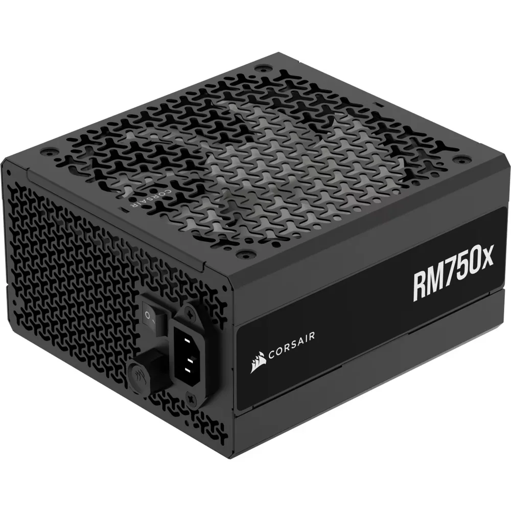 Fuente Corsair RM750X Shift 750W ATX 3.1 Pcie 5.1 Full Modular Conexion Lateral