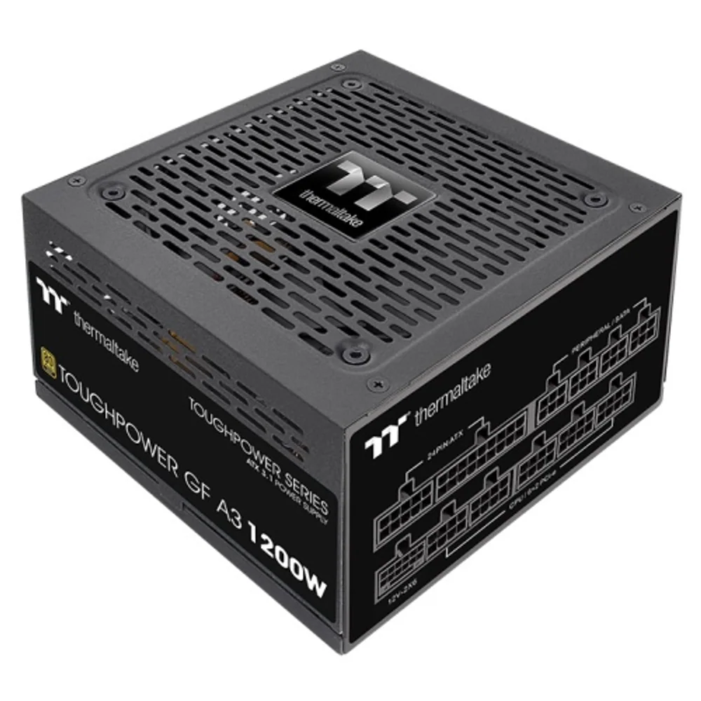 Fuente Gamer Thermaltake Tp Gf A3 1200W Analog 80 Plus Gold Full Modular