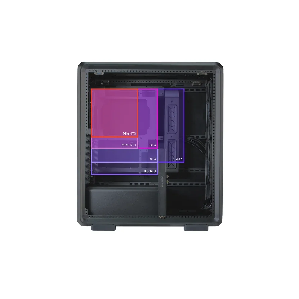 Gabinete Cooler Master Masterframe 500 Mesh Black ARGB 5