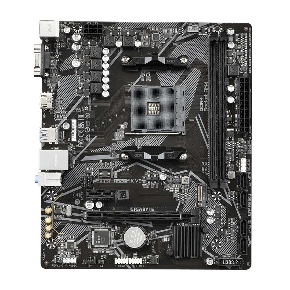 Motherboard Gigabyte A520M K V2 AM4 DDR4 - imagen 2