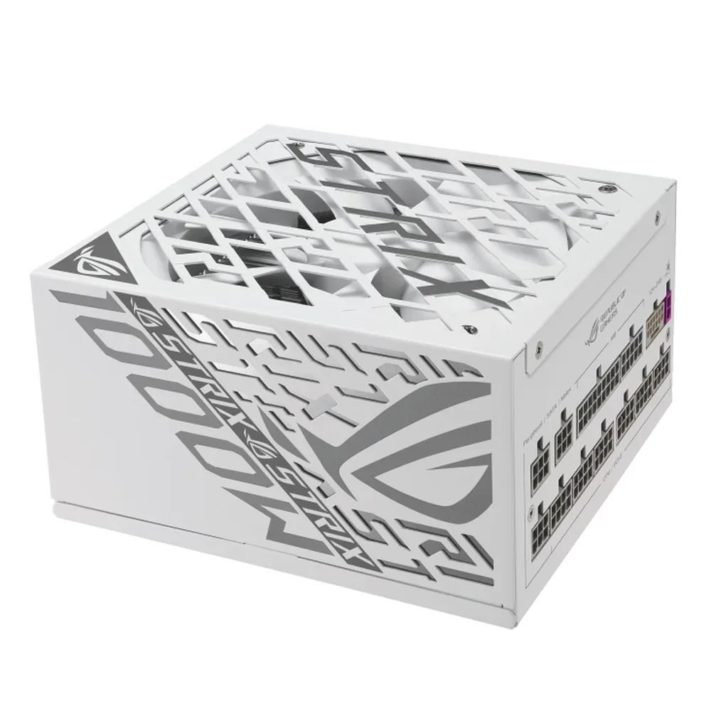 Fuente Asus Rog-strix 1000W Platinum Gaming White 9